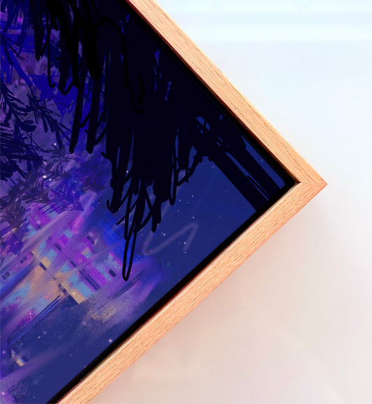 Castell Coch Wooden Framed Canvas