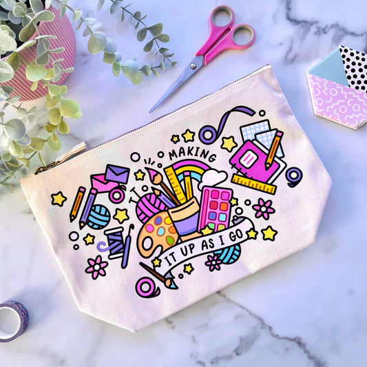 Making it Up Craft Pouch