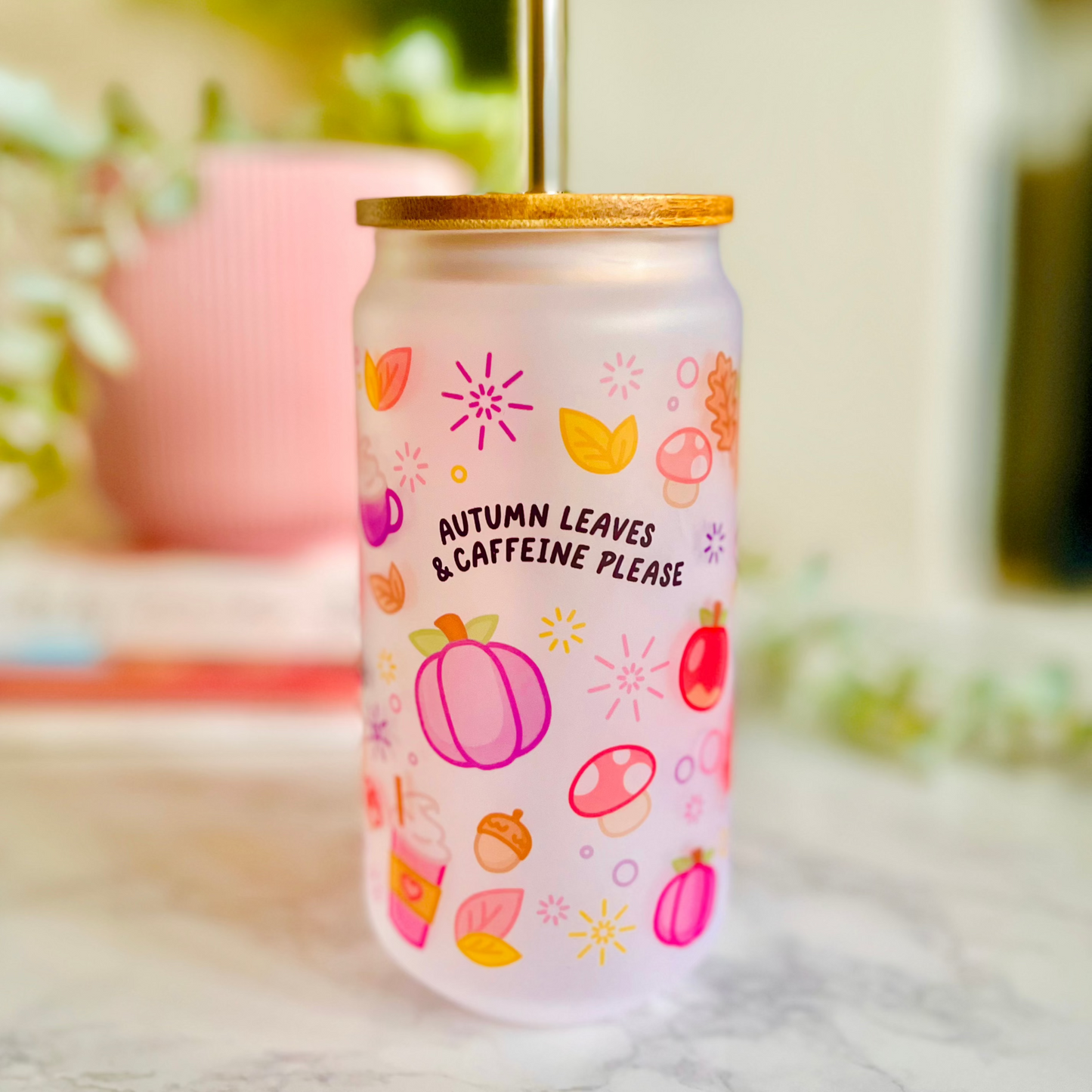 Pumpkin Frosted Tumbler 18oz