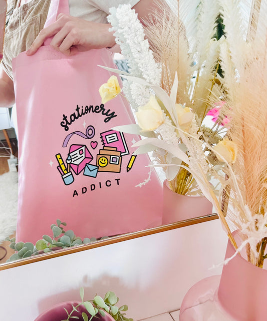 END OF LINE Stationery Addict Tote Bag