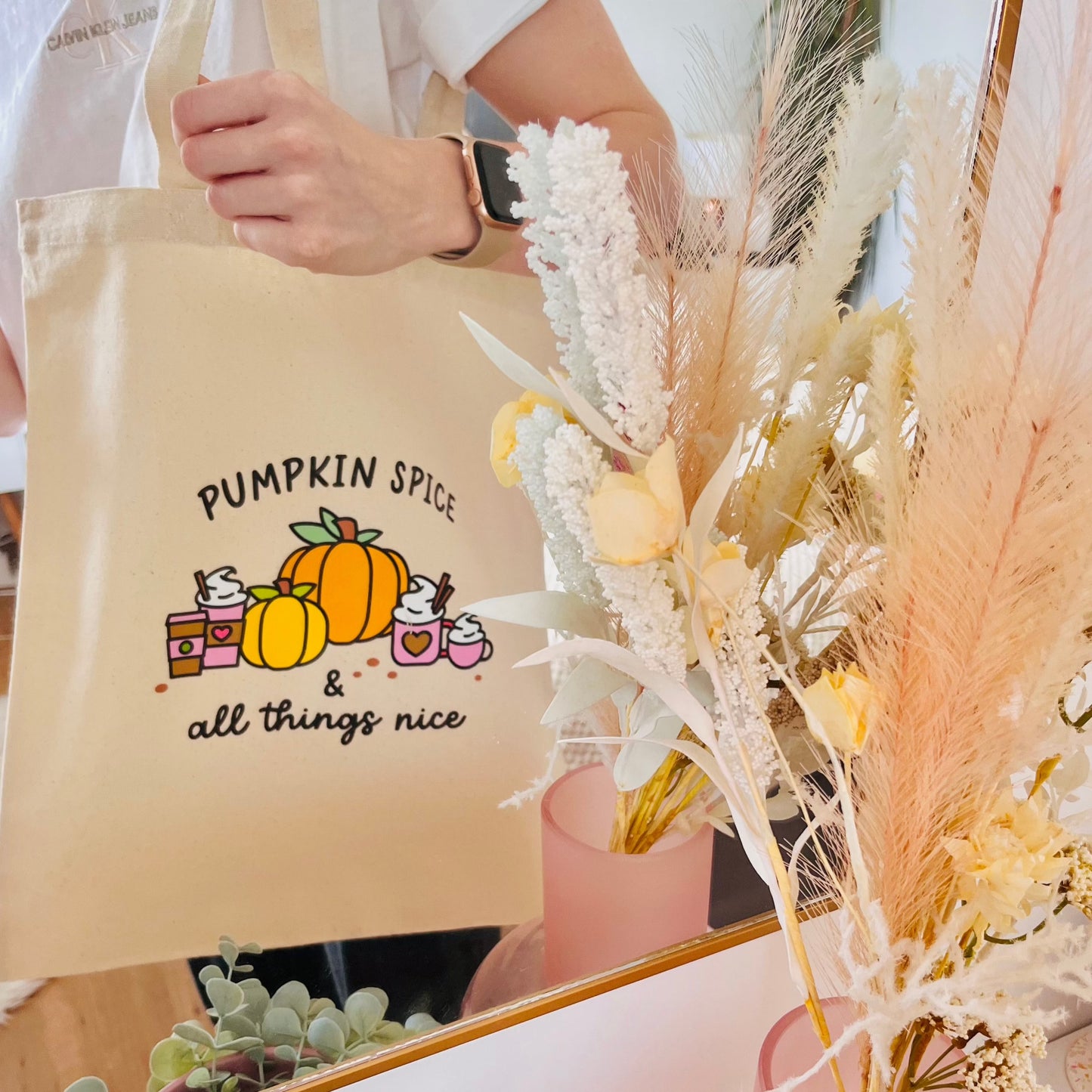 Pumpkin Spice Tote Bag