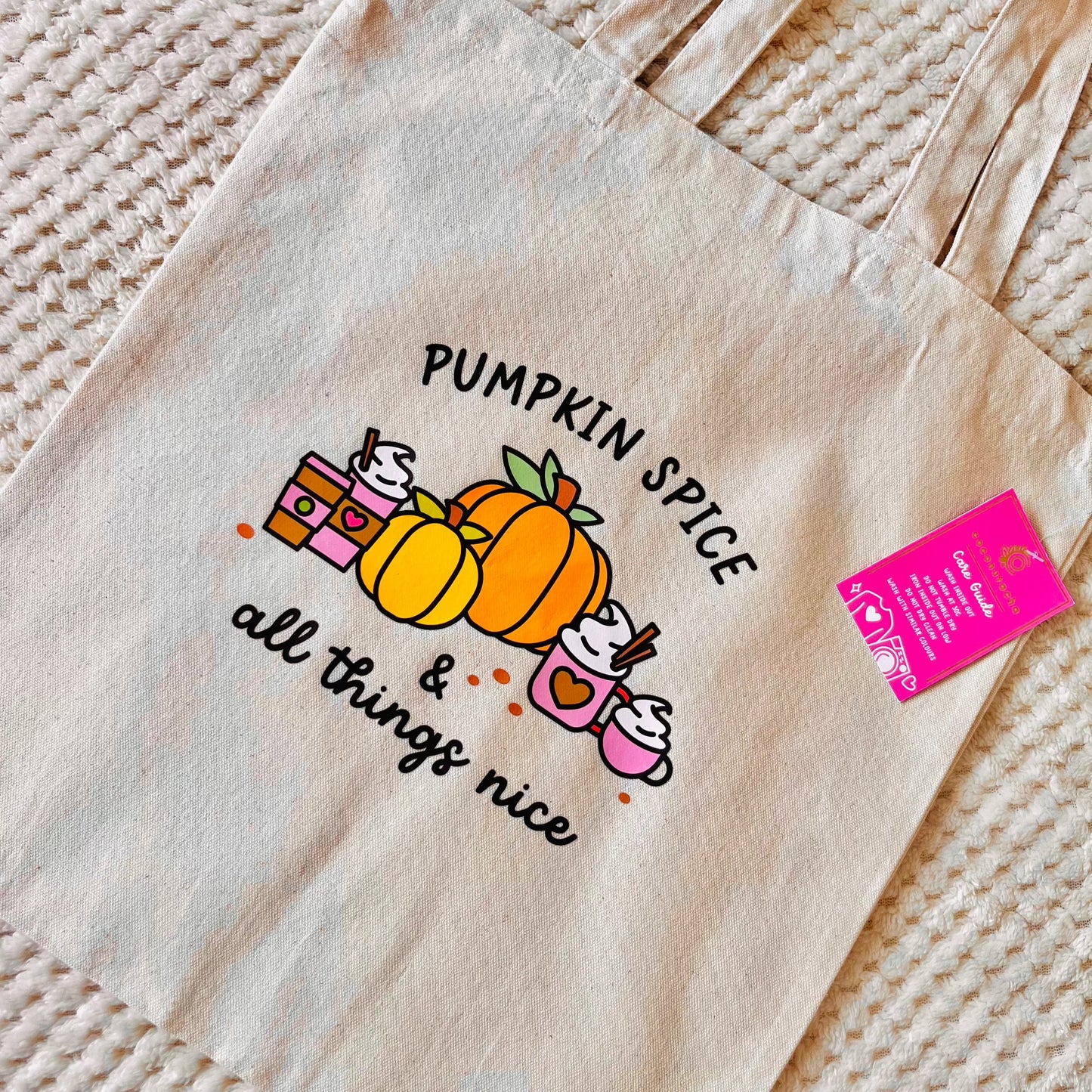 Pumpkin Spice Tote Bag