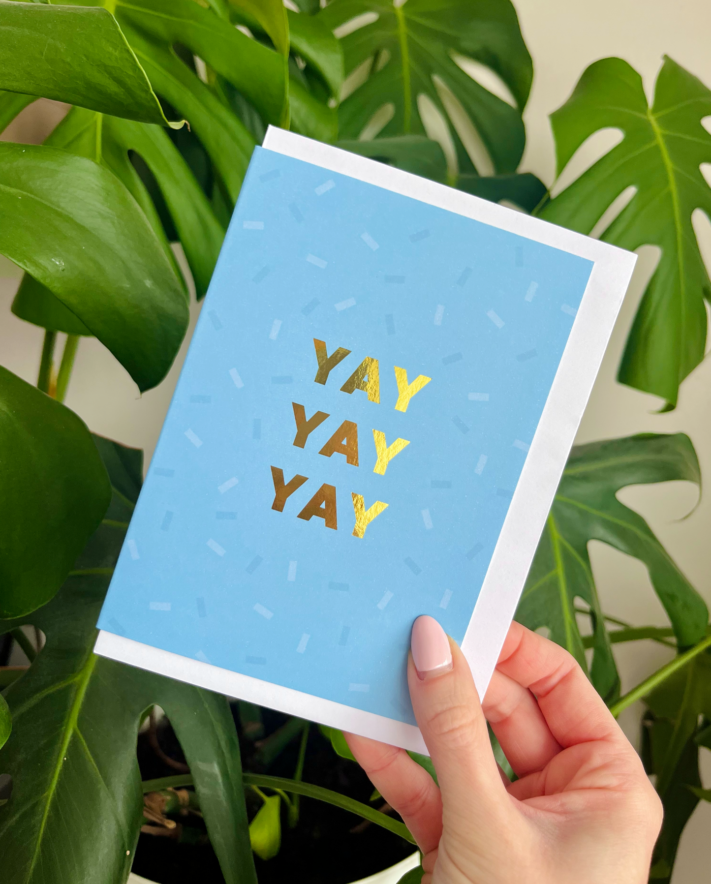Yay Foil Greeting Card