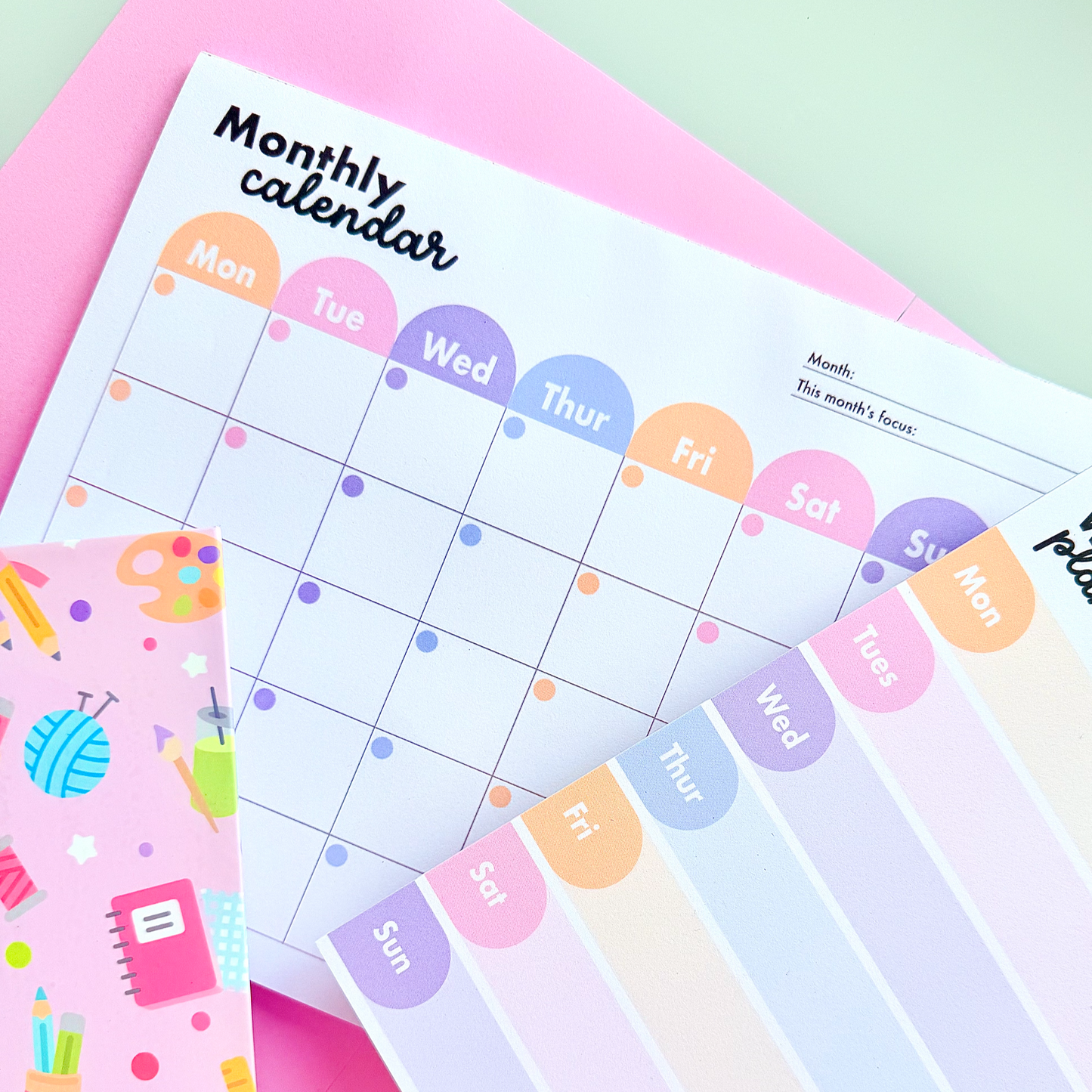 Monthly Desk Pad