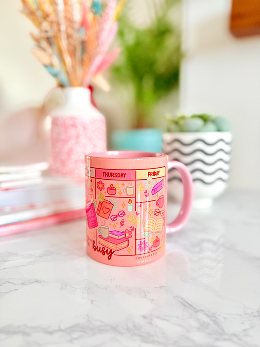 Booked & Busy Mug