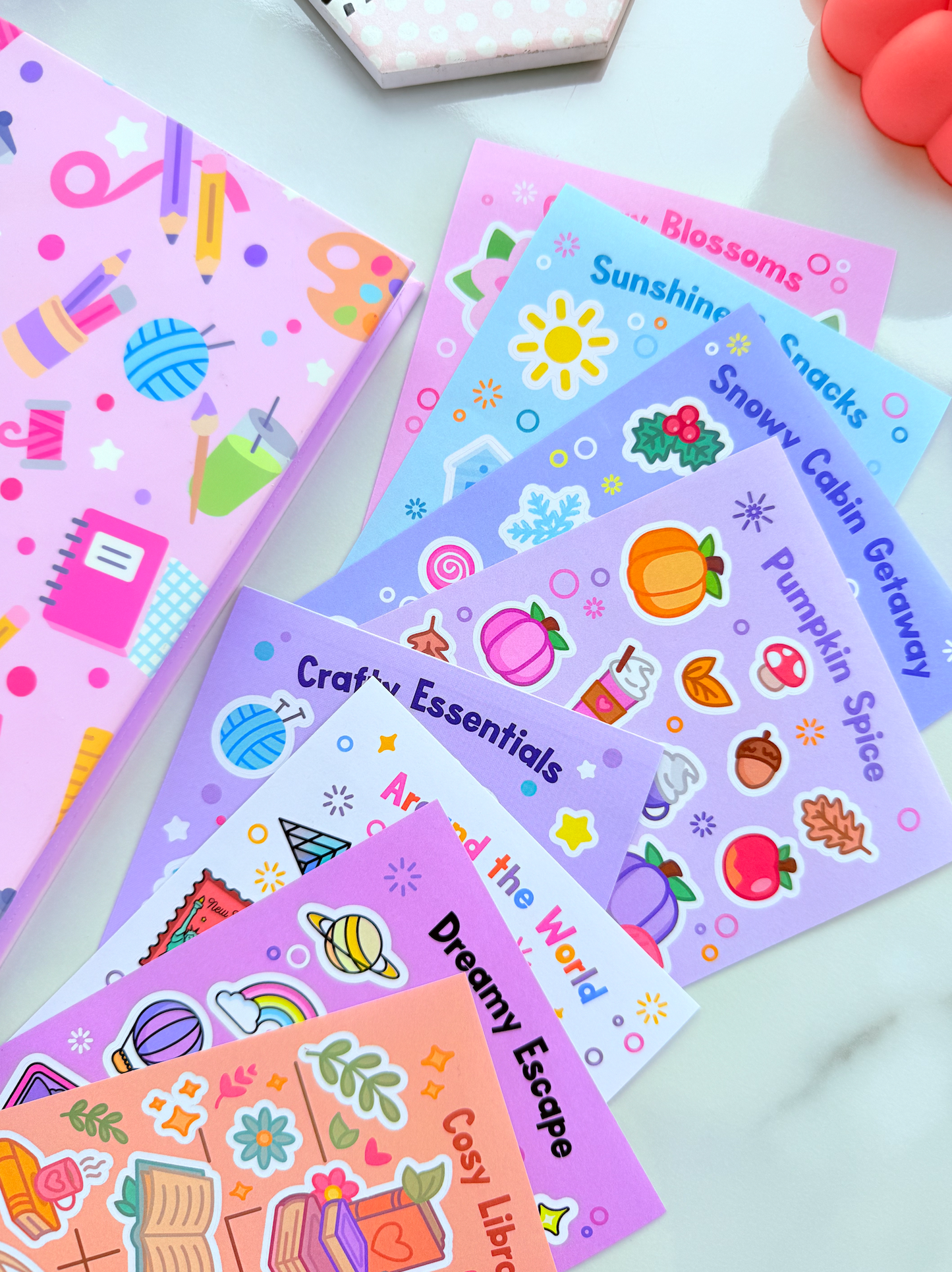 Cosy Library Sticker Sheet