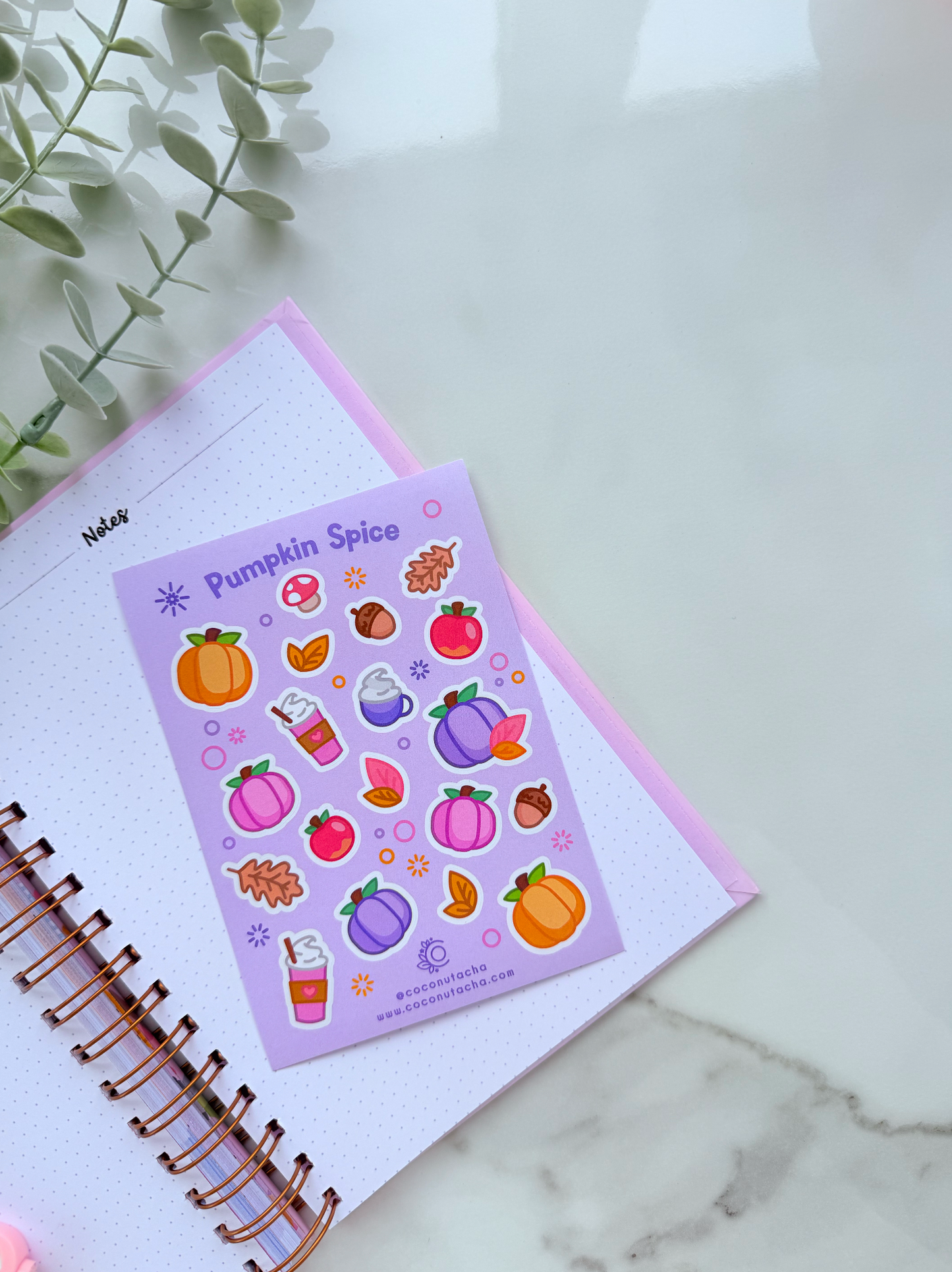 Pumpkin Spice Sticker Sheet