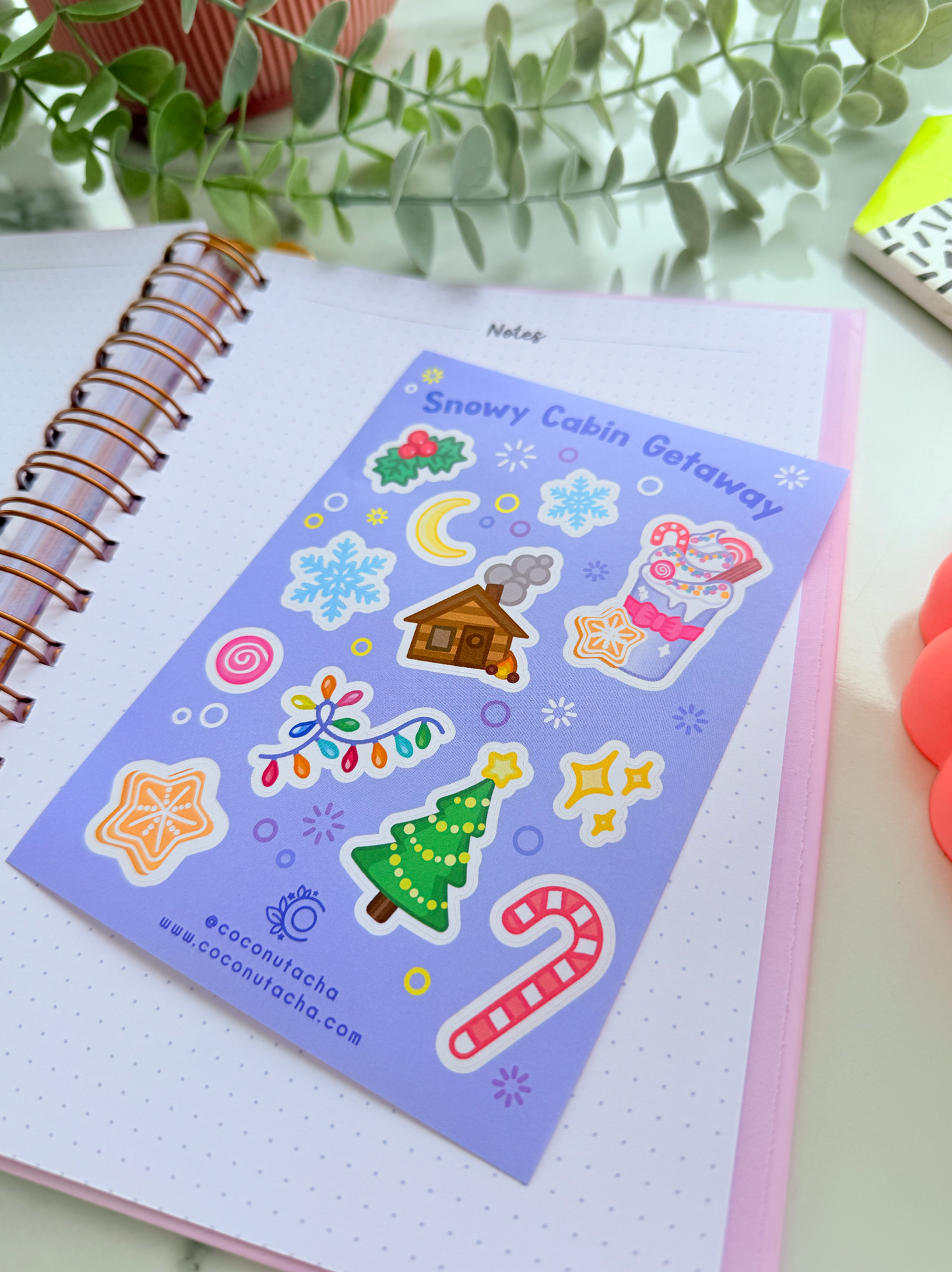 Snowy Getaway Sticker Sheet