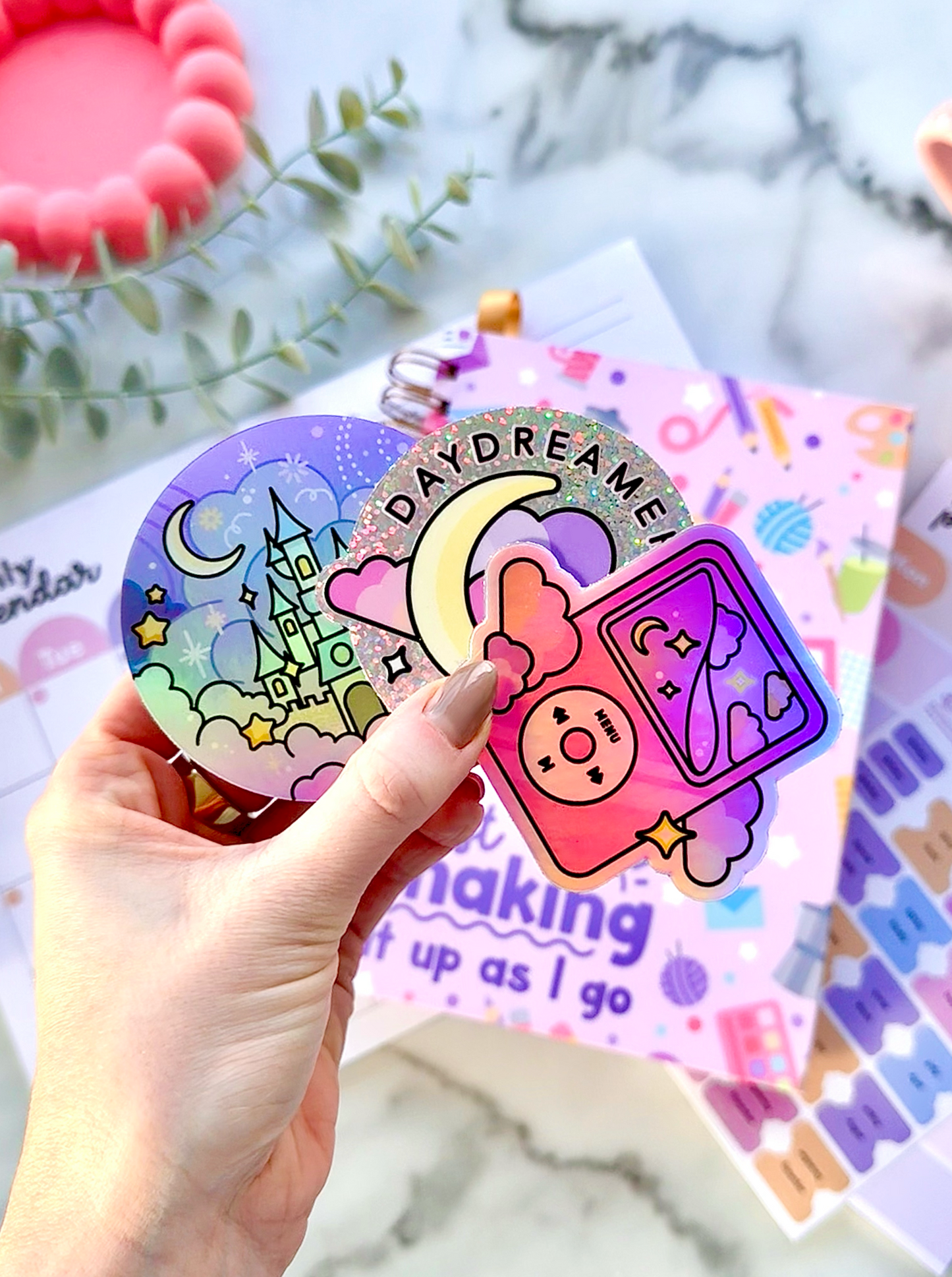 Fairytale Castle Holographic Sticker