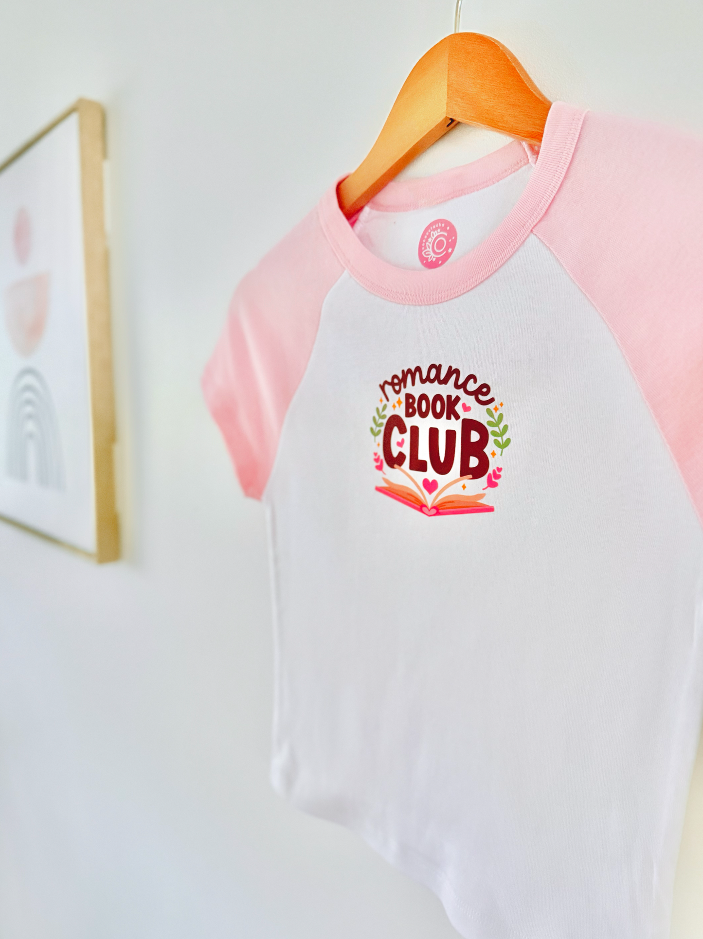 Romance Book Club Cropped Tee