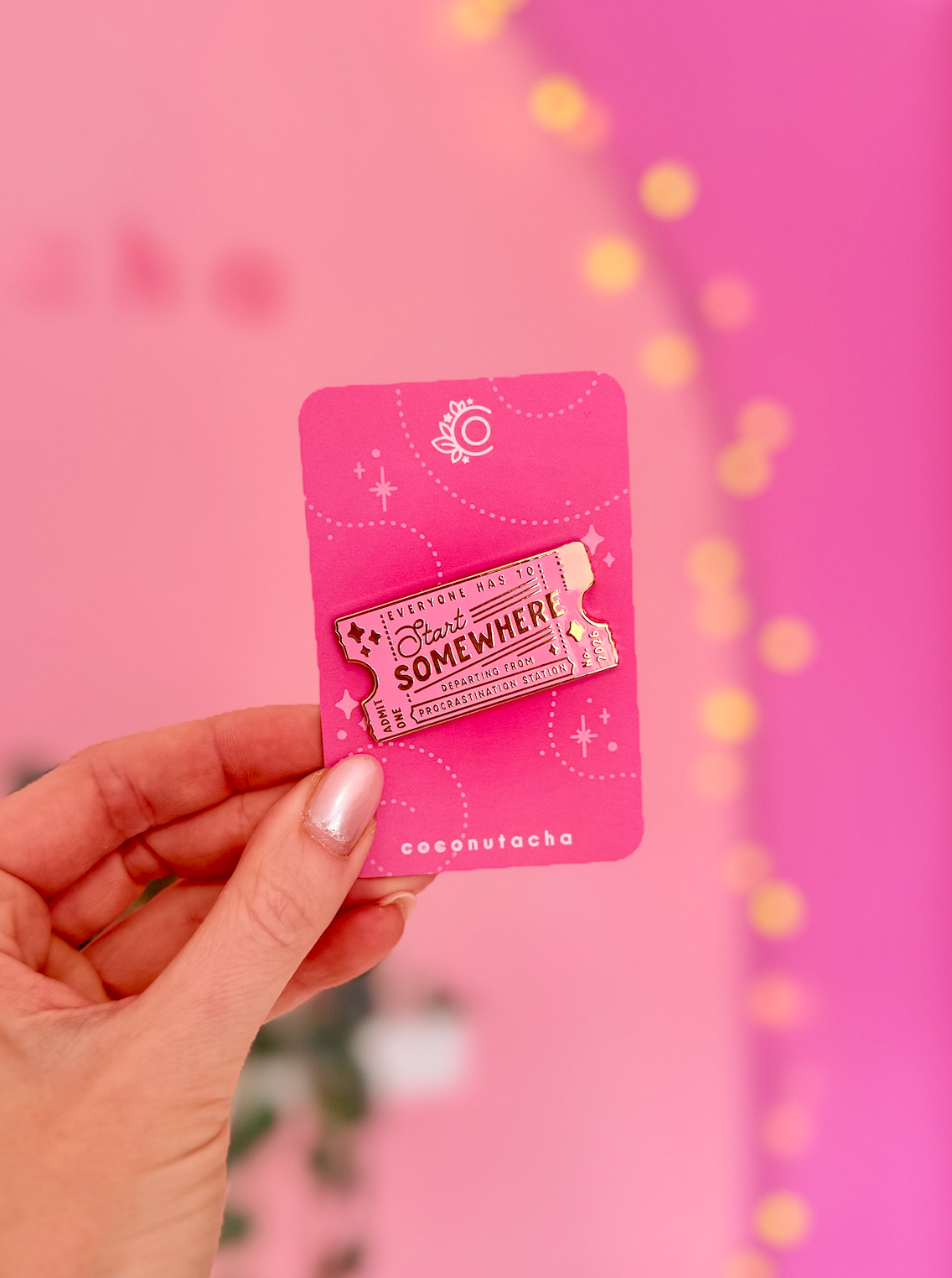 Everyone has to Start Somewhere Pin