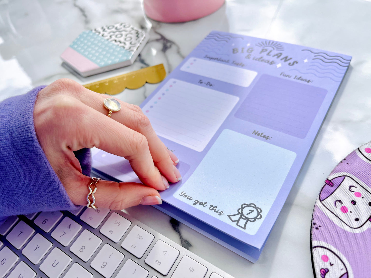 SECONDS Big Ideas Desk Pad
