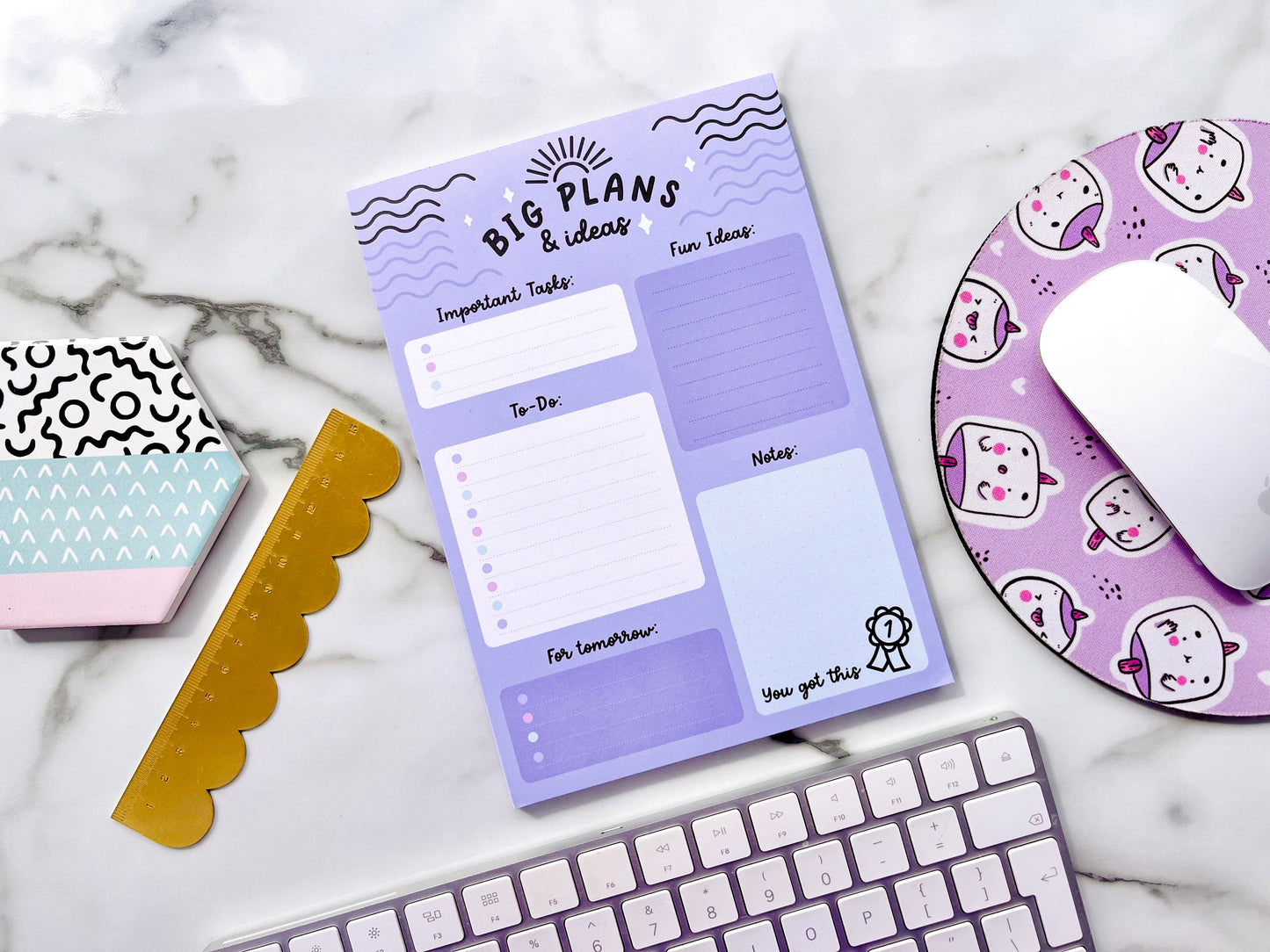 SECONDS Big Ideas Desk Pad