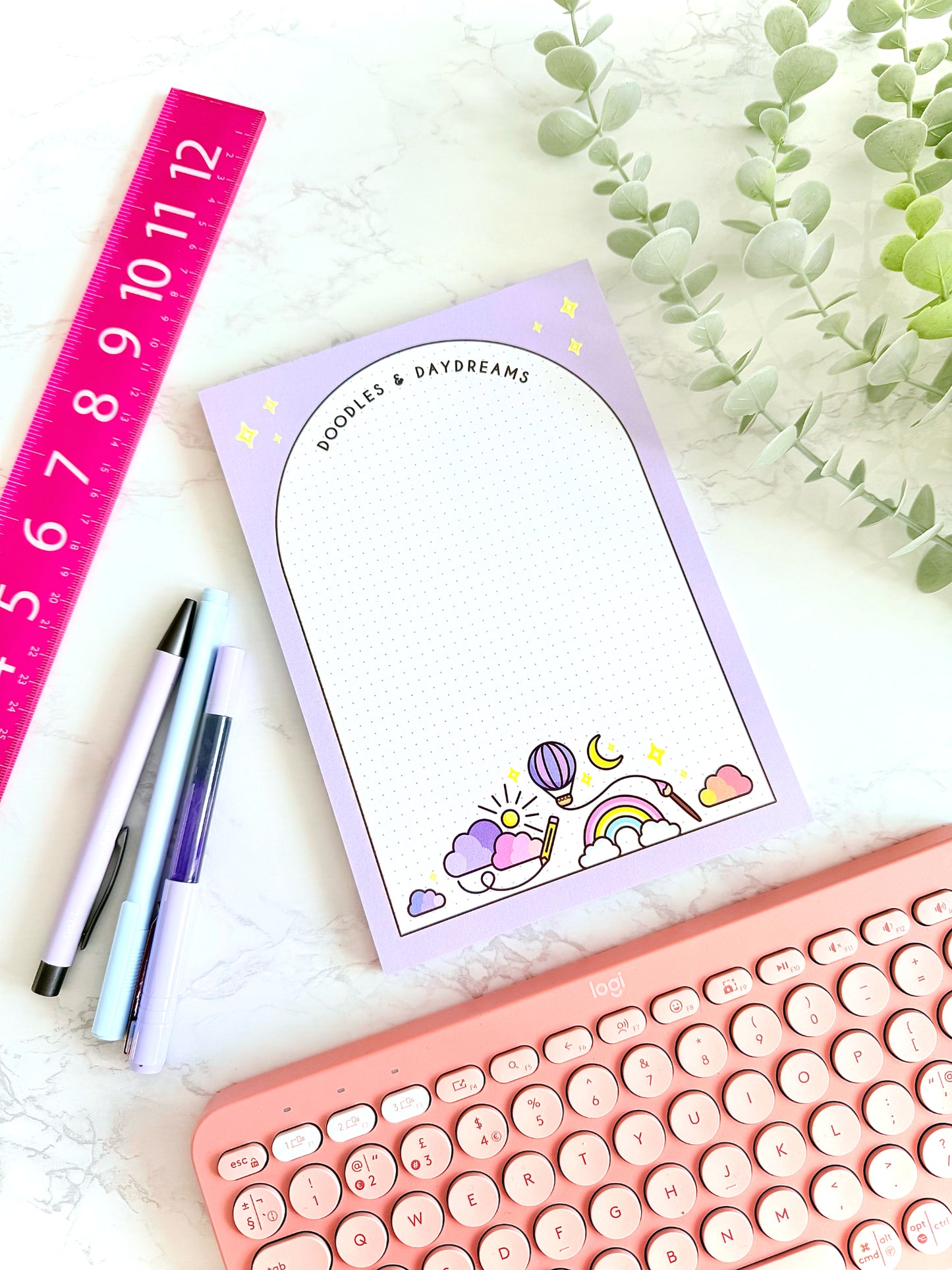 Doodles & Daydreams Desk Pad