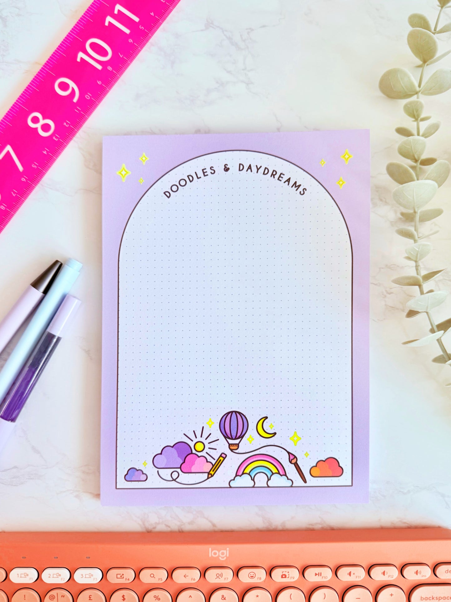 Doodles & Daydreams Desk Pad
