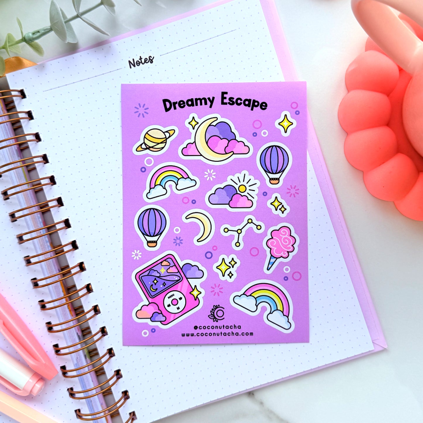 Dreamy Escape Sticker Sheet