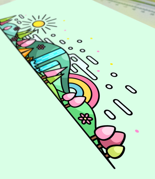 Spring Skyline Wall Art Print