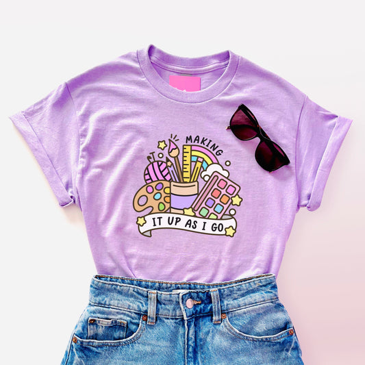 Making it Up as I Go Longline T-Shirt