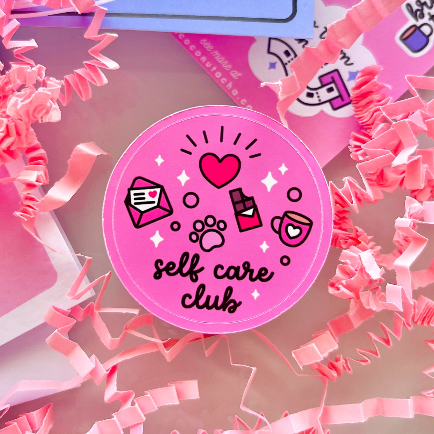 Self Care Club Sticker