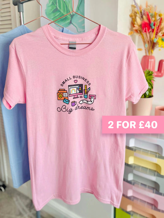 END OF LINE Small Business, Big Dreams Longline T-Shirt