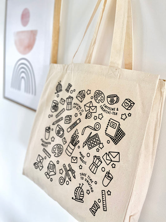 Making it Up as I Go Tote Bag