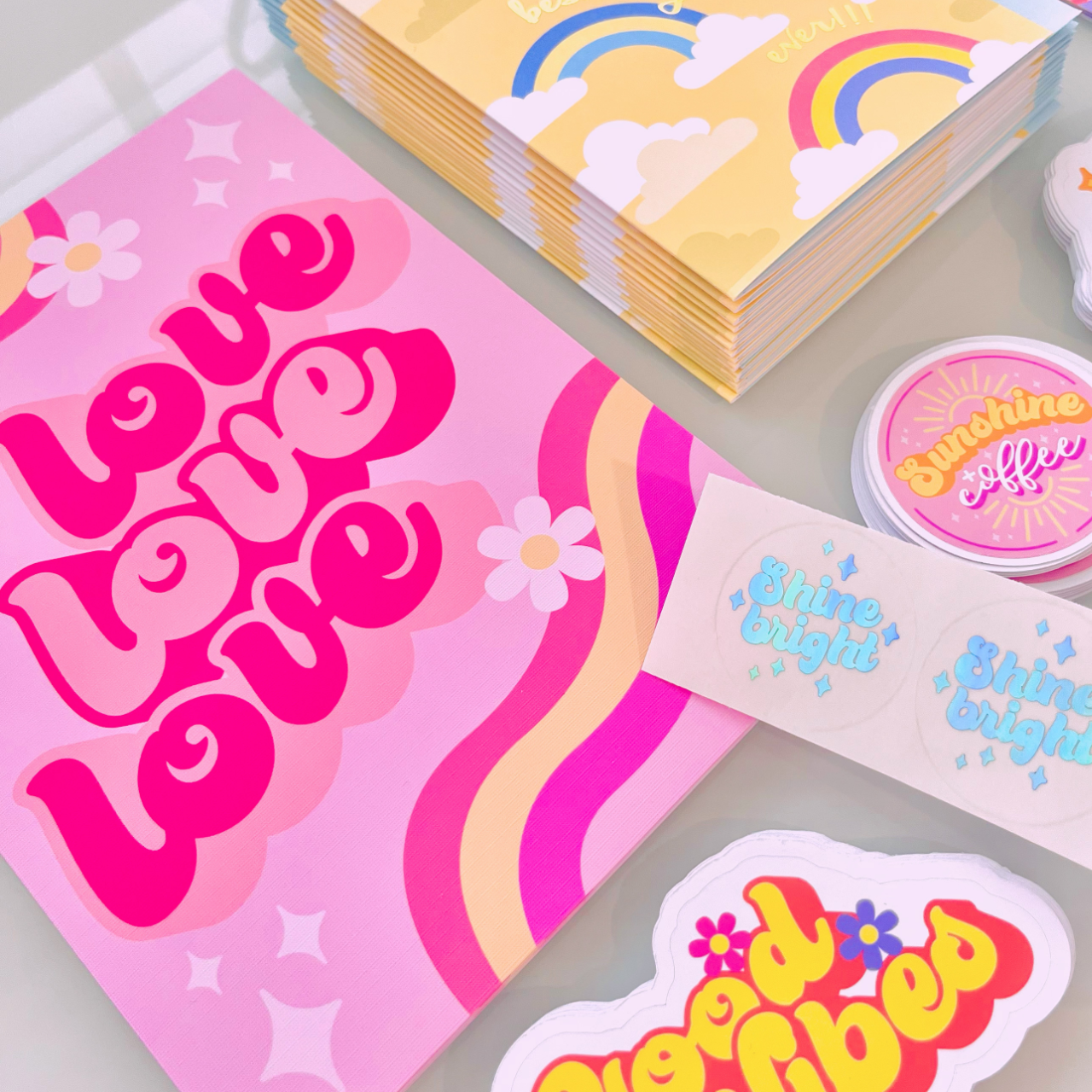 Groovy Love Art Print