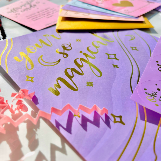 You are Magical Foiled Art Print