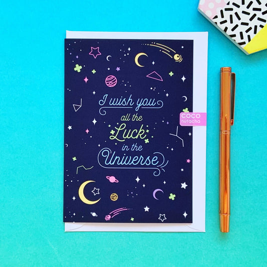 All the Luck in the Universe Greeting Card