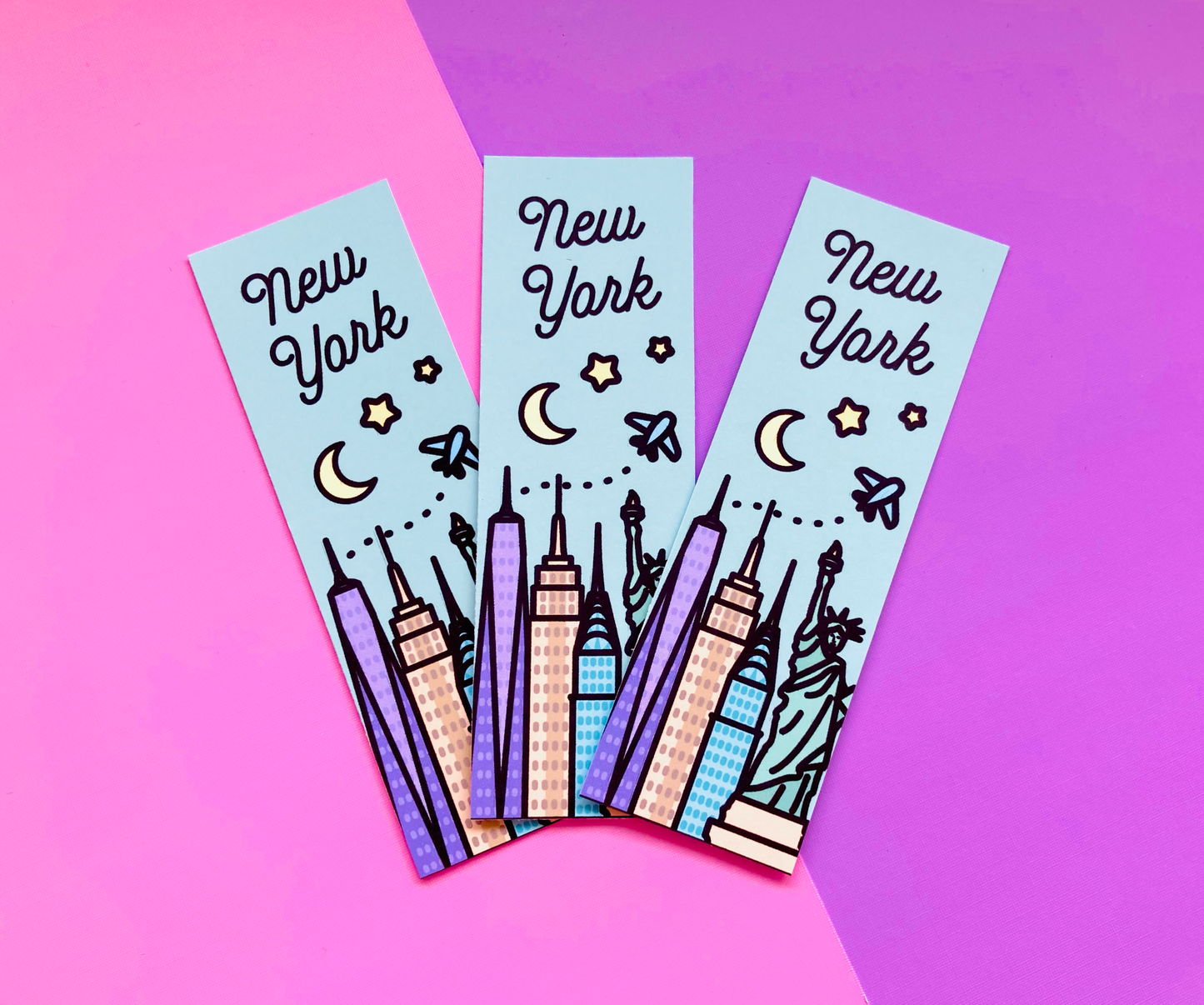 New York Skyline Book Mark