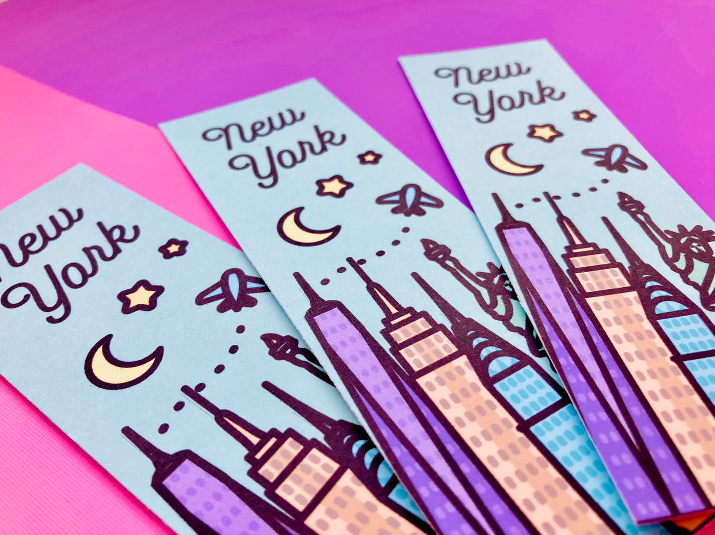 New York Skyline Book Mark