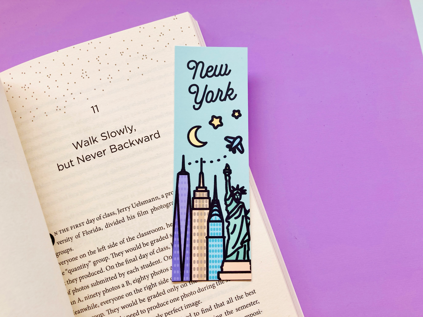 New York Skyline Book Mark