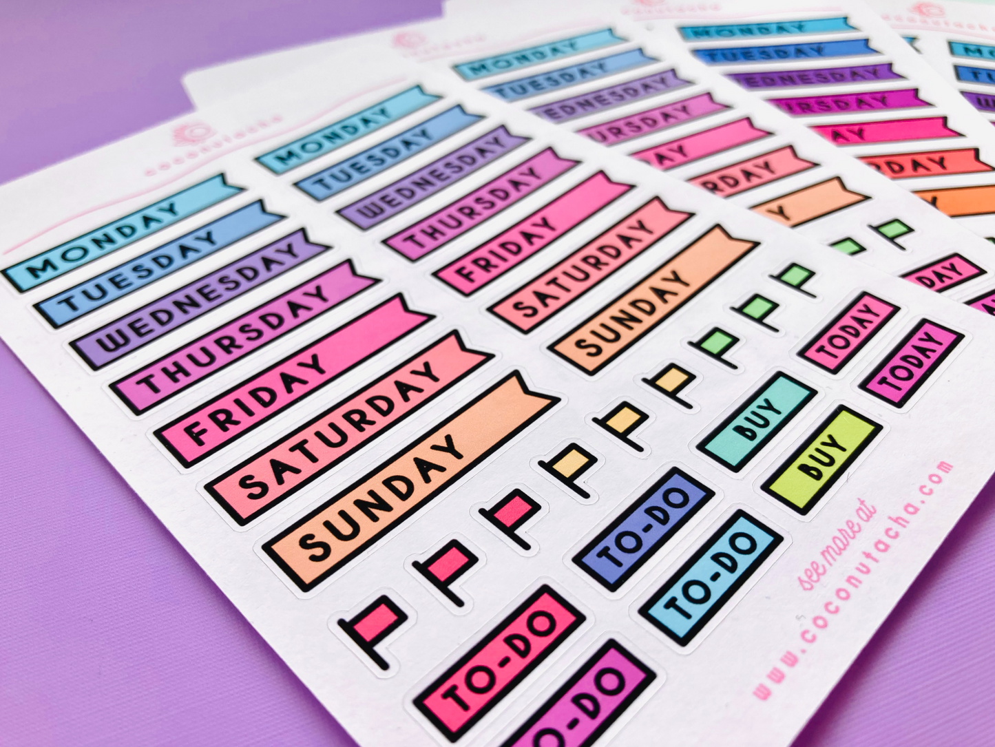 Daily To Do Planner Stickers