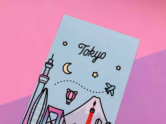 Tokyo Skyline Art Print