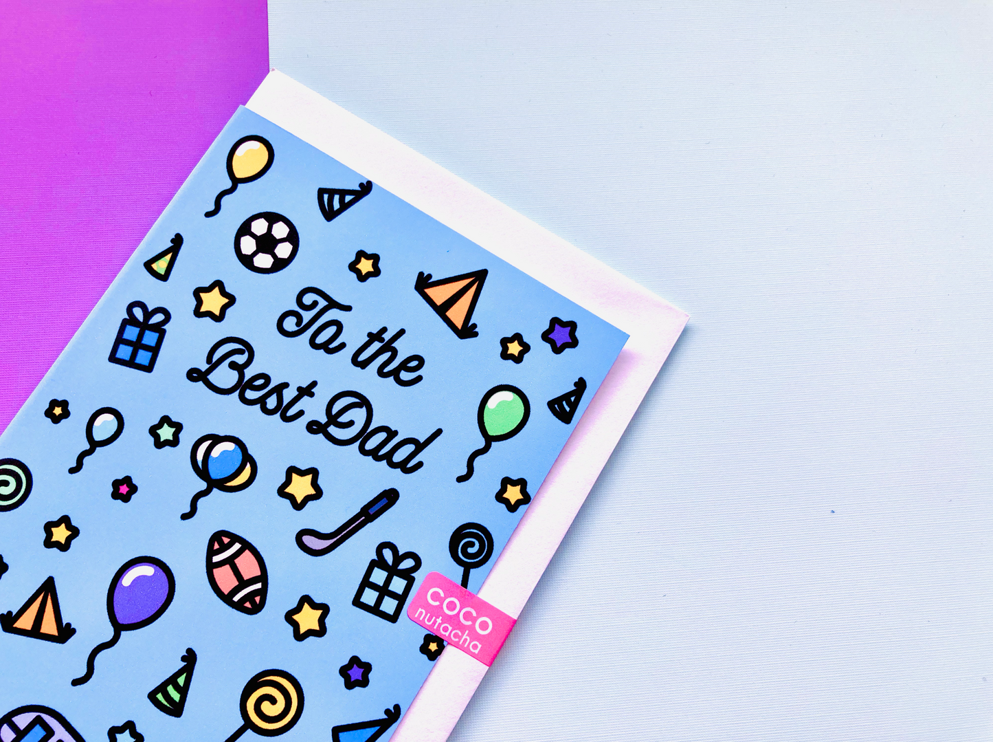 Best Dad Icons Greeting Card