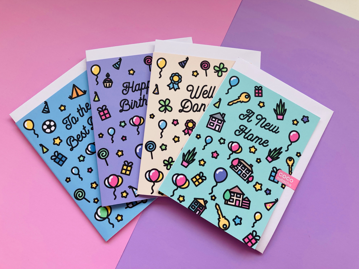 A New Home Icons Greeting Card