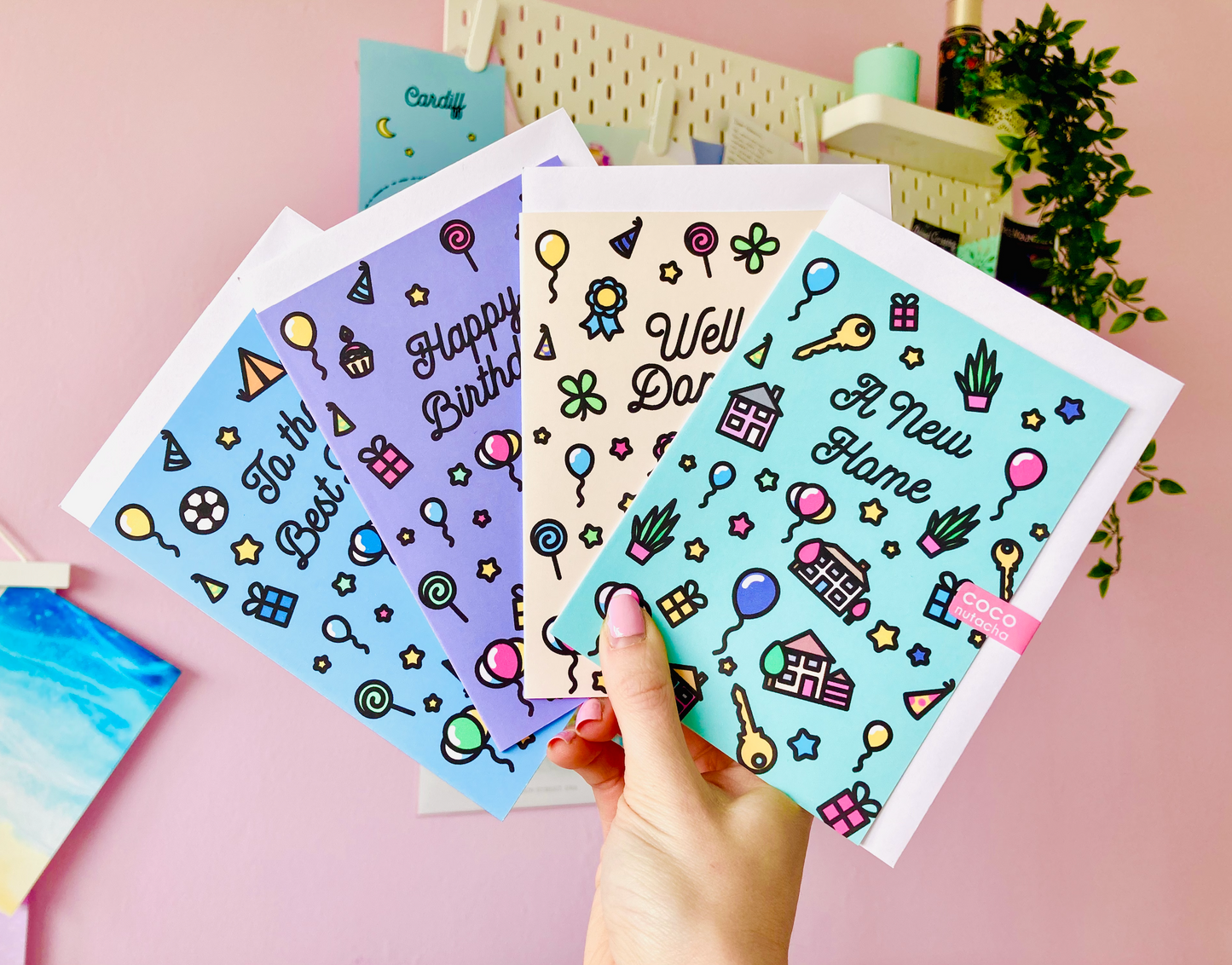A New Home Icons Greeting Card