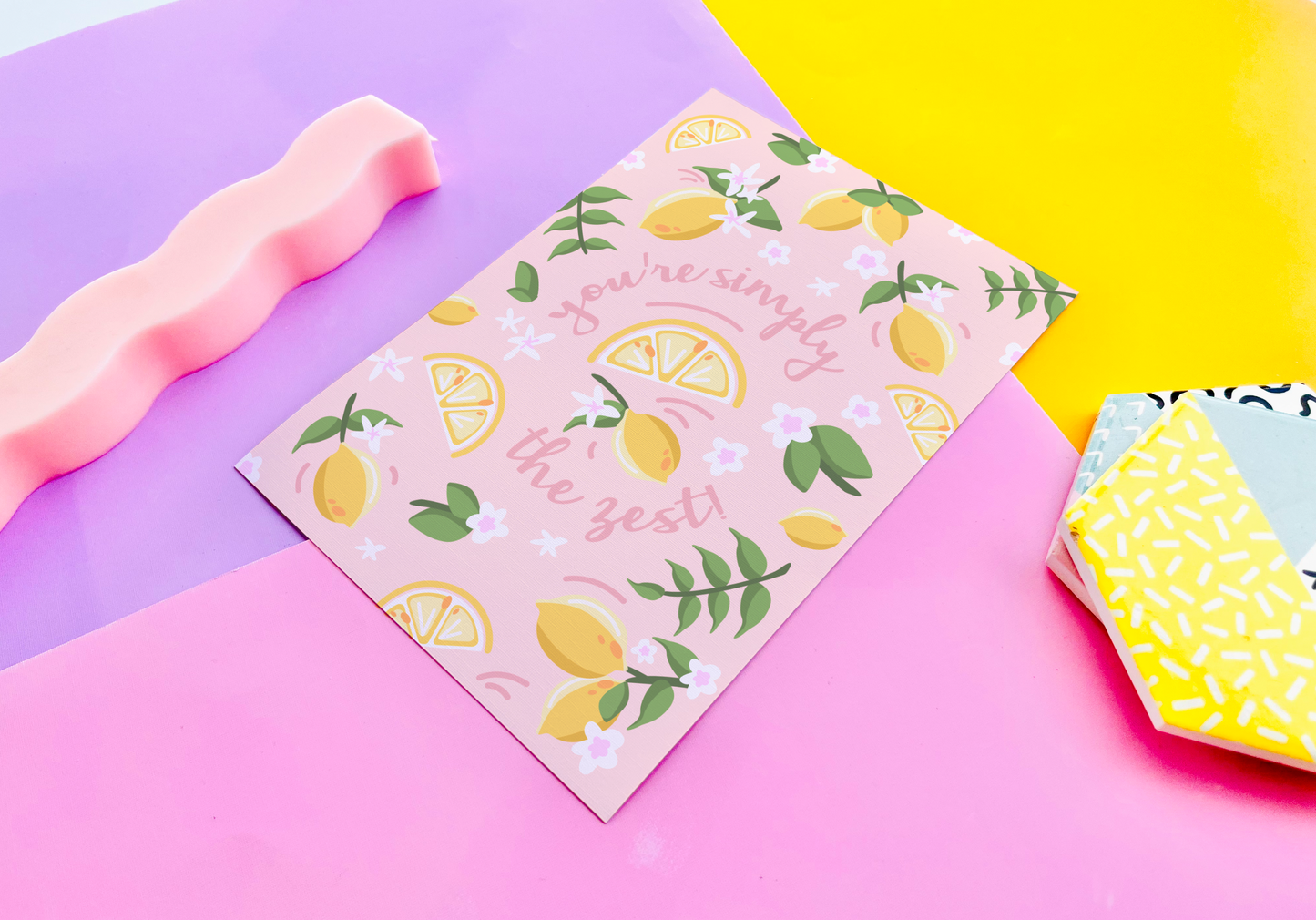 Simply the Zest Canvas Art Print