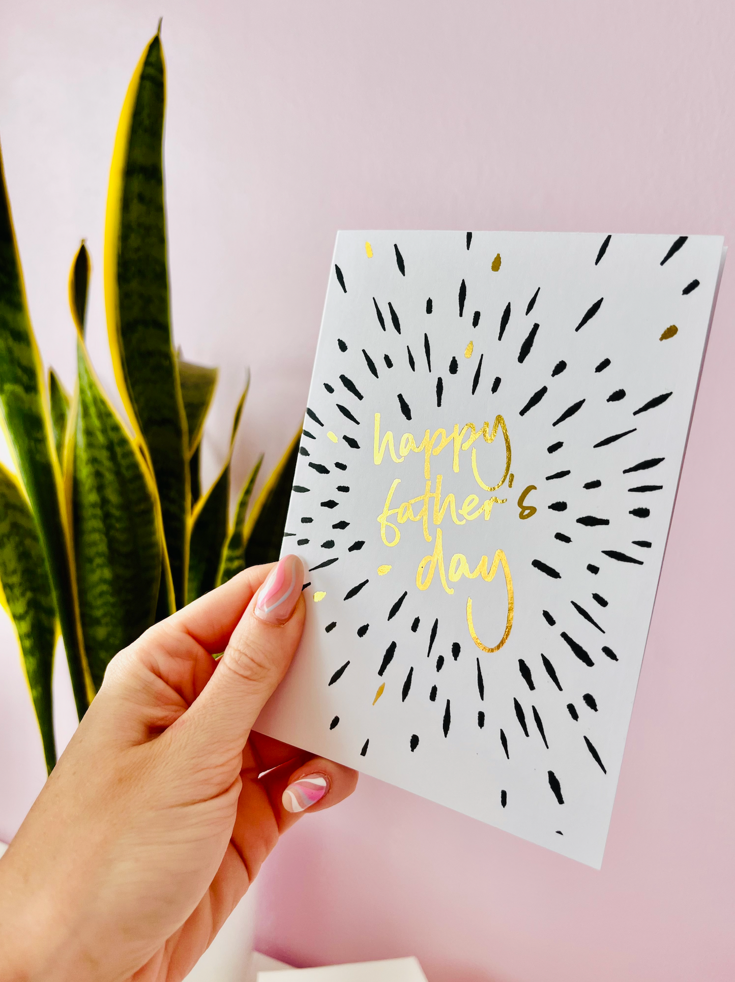 Foiled Father's Day Card