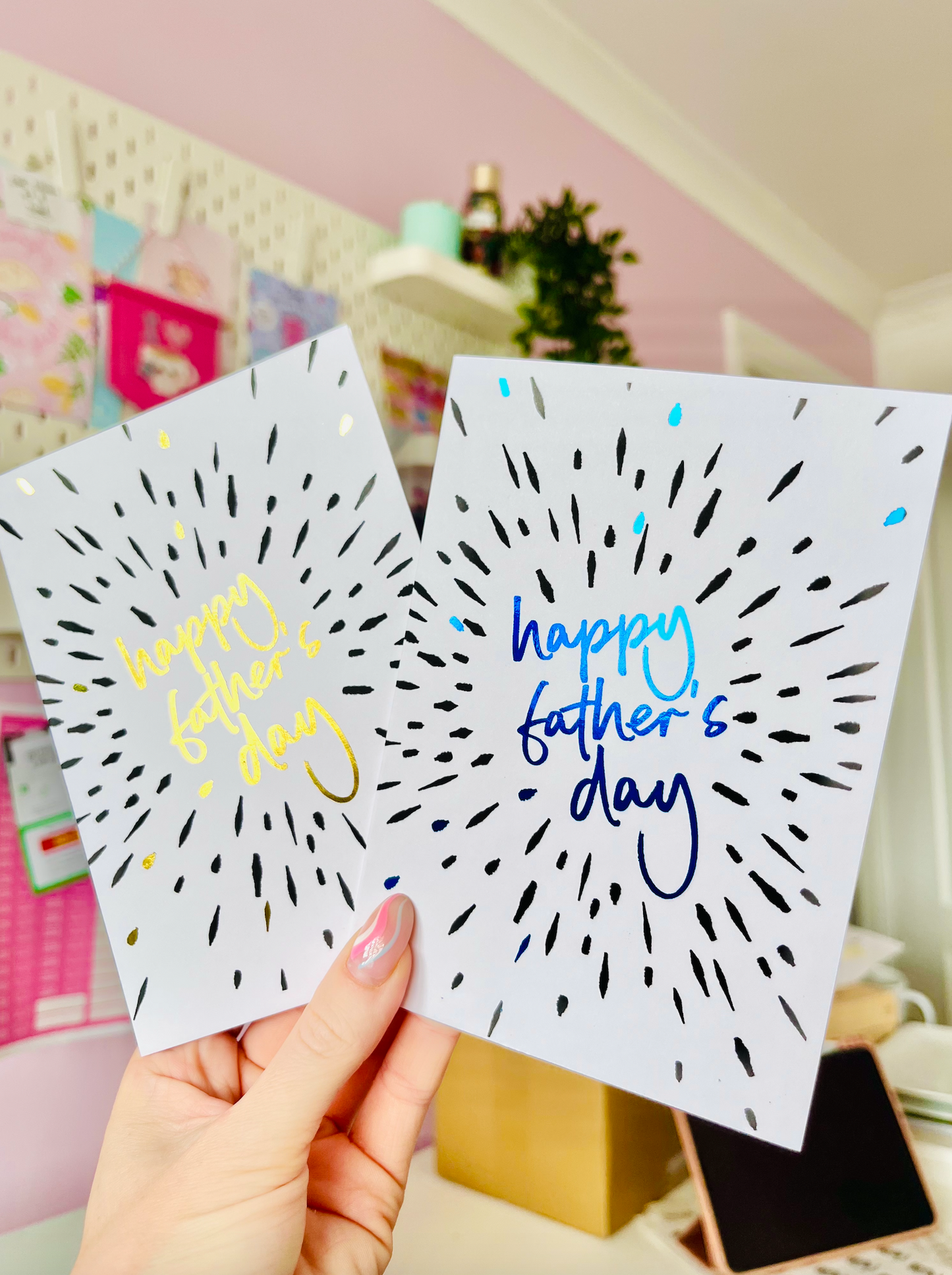 Foiled Father's Day Card