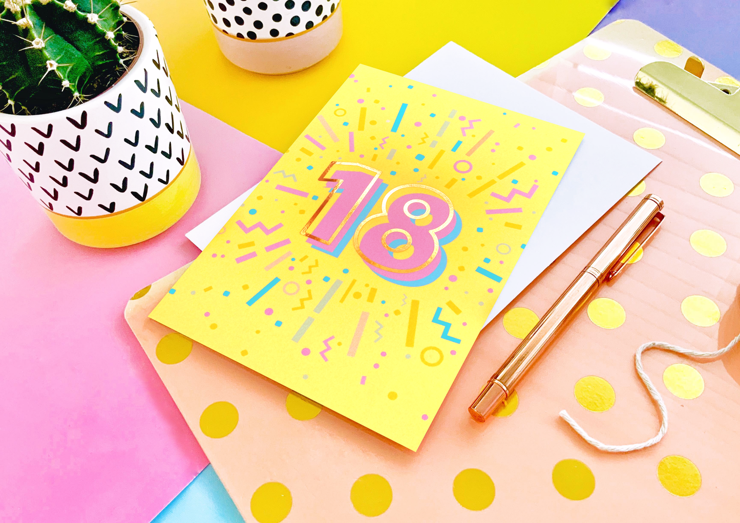 18th Birthday Foil Greeting Card