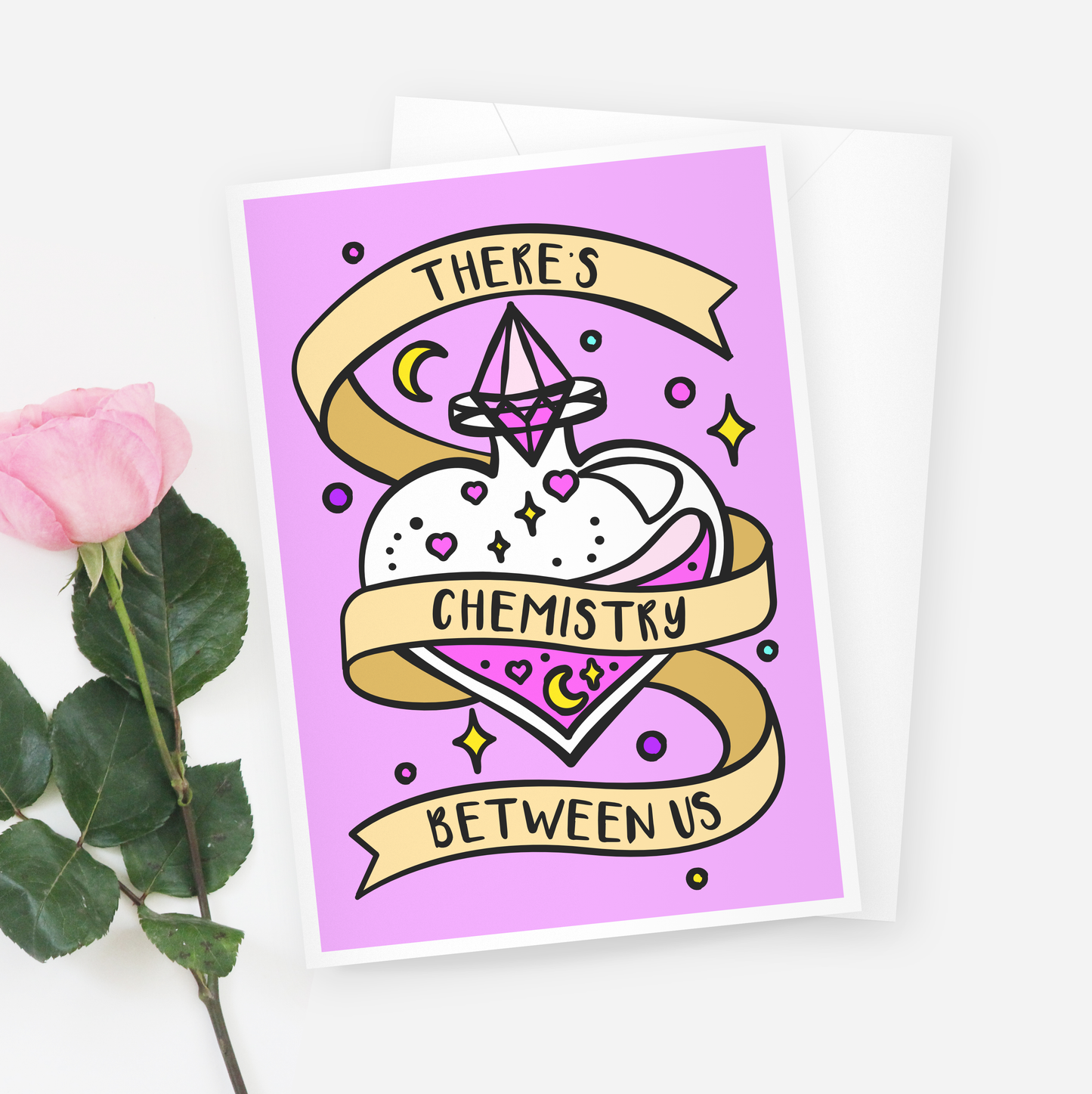 There's Chemistry Between Us Card