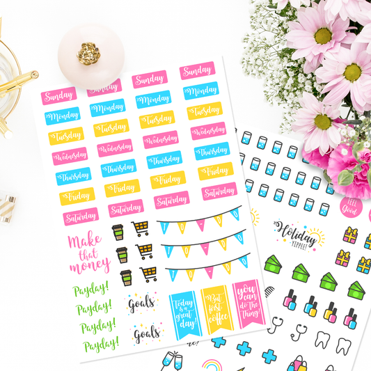 Daily General Planner Stickers