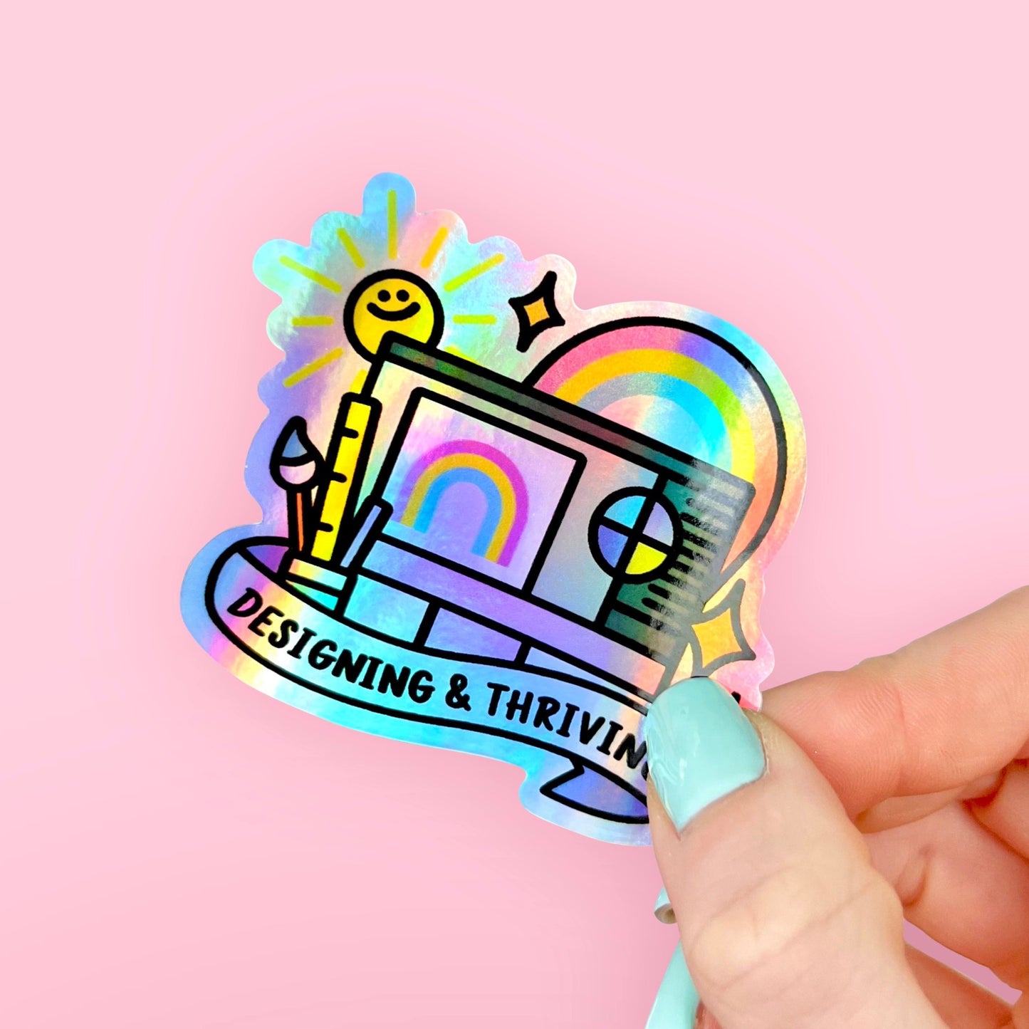 Designing & Thriving Sticker