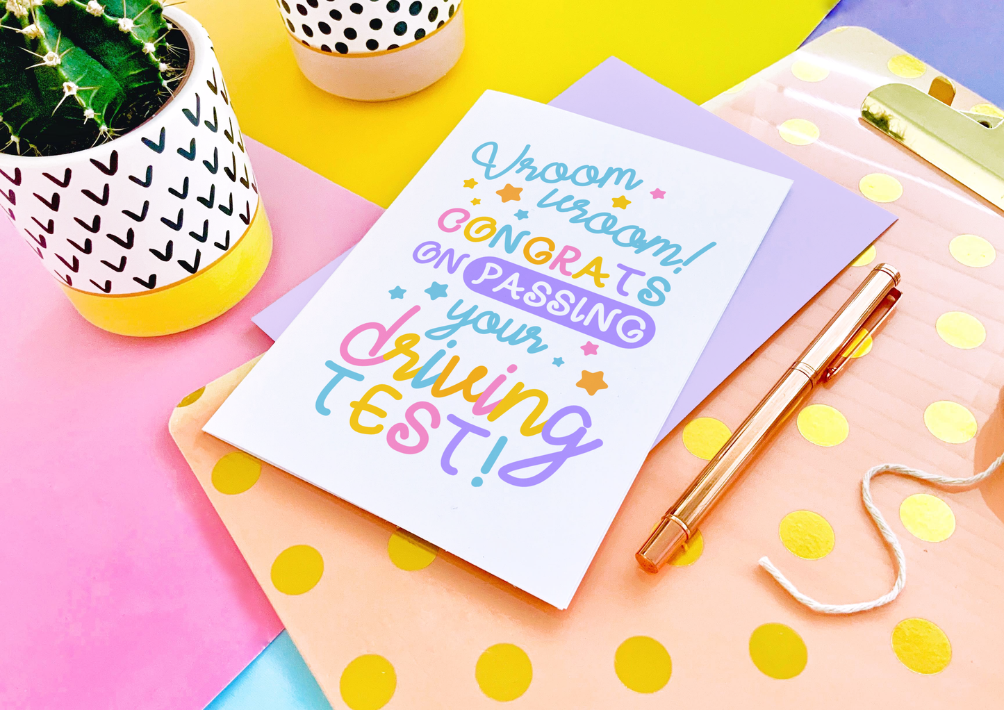 Driving Test Greeting Card