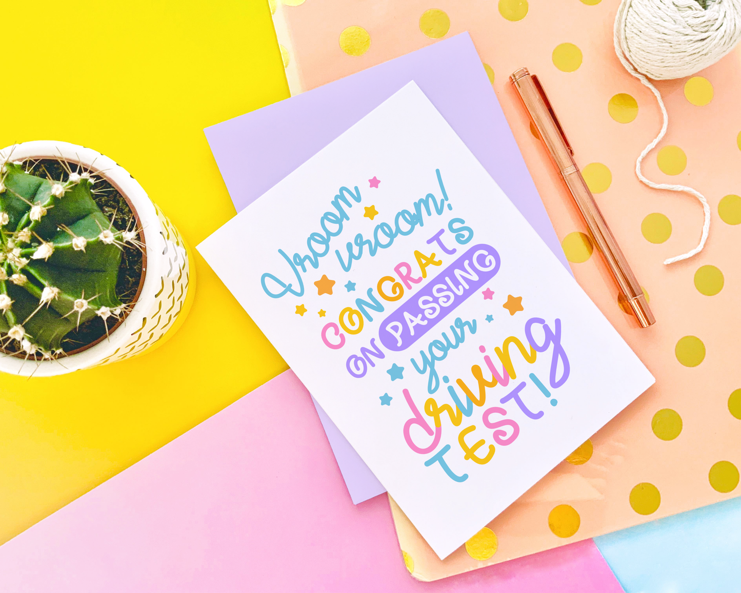 Driving Test Greeting Card