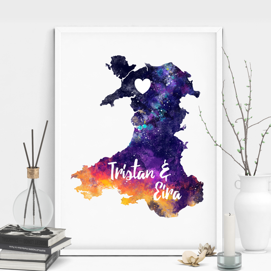 Welsh Valentine's Day Art Print