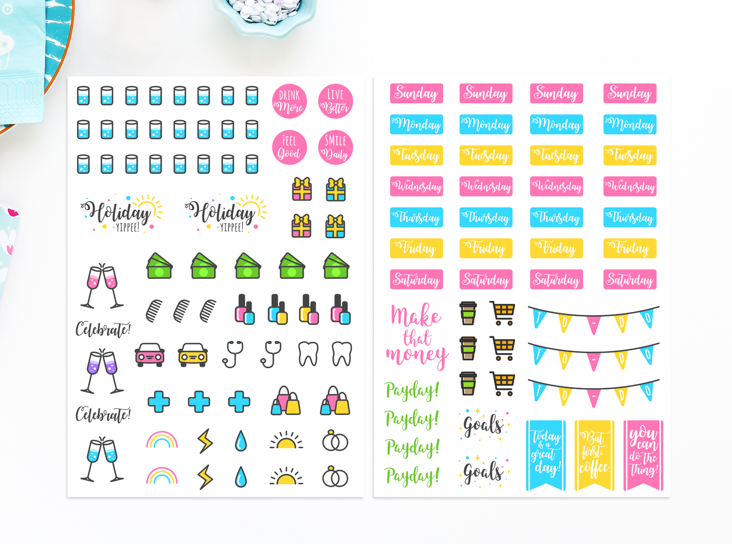 Daily General Planner Stickers