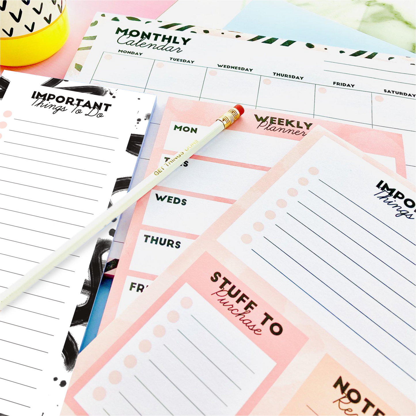 Girl Boss Stationery Set