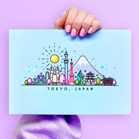 Tokyo Japan Skyline Art Print