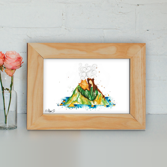 Lava Art Print